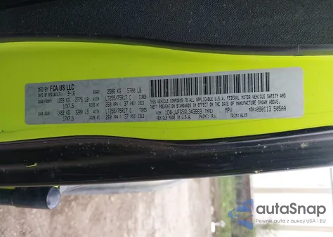 2016 Jeep Wrangler Unlimited Rubicon Hard Rock z USA, uszkodzony, nr VIN 1C4HJWFG5GL343869